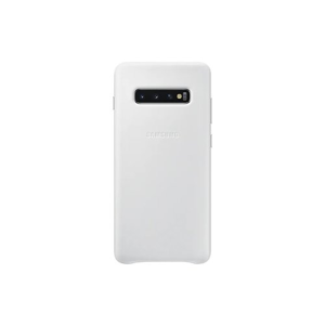 EF-VG975LWE Samsung Leather Cover White pro G975 Galaxy S10 Plus