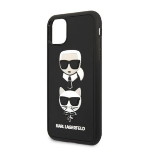 
                Puzdro Karl Lagerfeld pre iPhone 11 Pro Max KLHCN65IK3DKC silikónové, čierne