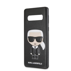 
                Puzdro Karl Lagerfeld pre Samsung Galaxy S10 KLHCS10IKPUBK imitácia kože, čierne