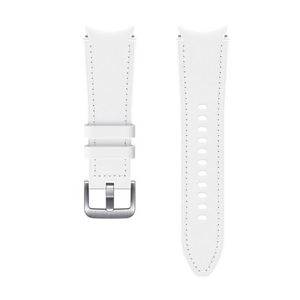 Samsung hybridný kožený remienok pre Watch 4 (20 mm, veľkosť M/L), biely